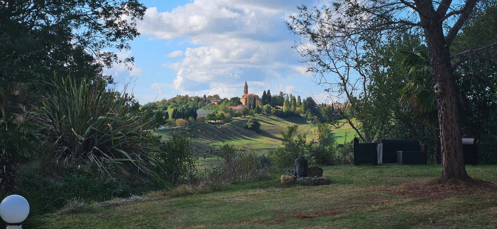 Uitzicht rond Domaine de Figarol